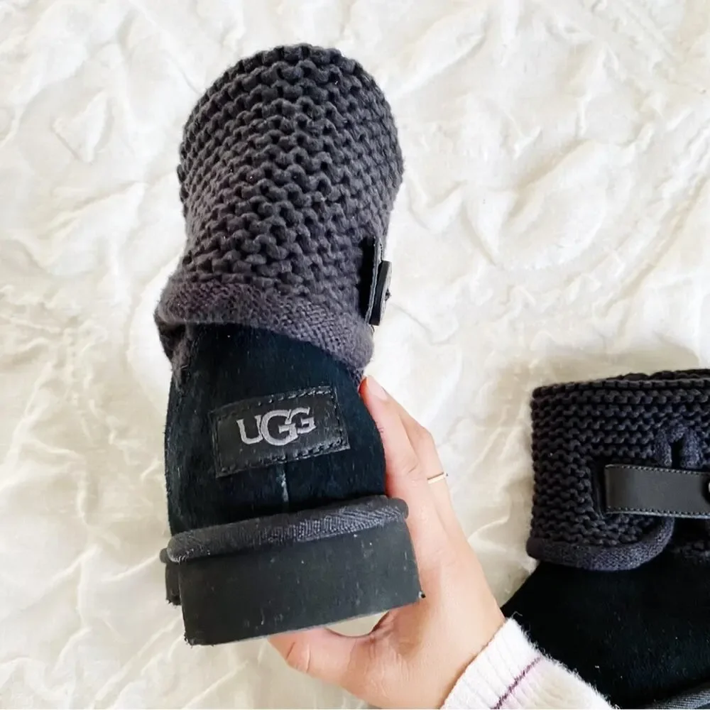 Ugg Women's Shaina Knit Cuff Booties Size 5